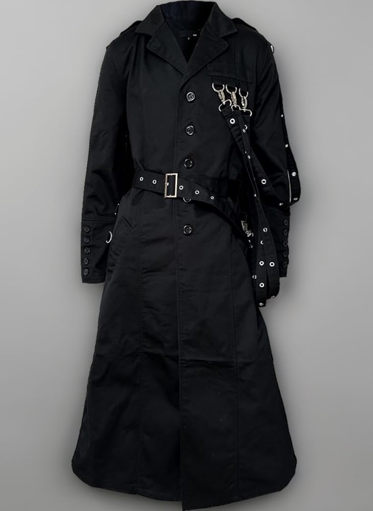 Amazon | [SaganStyle] メンズ ロングコート トレンチ メンズ